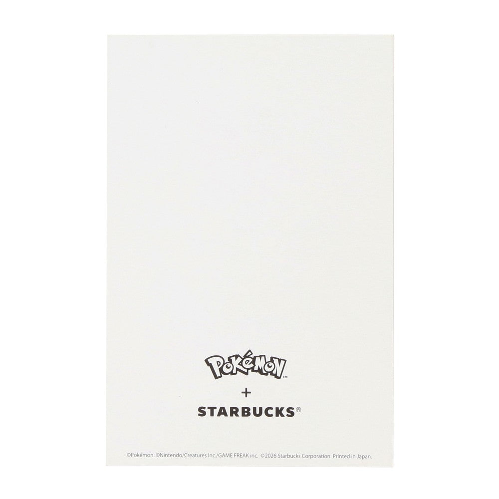SEPT 30 PREORDER - Starbucks Japan - Pokémon + STARBUCKS - Art Postcard Set