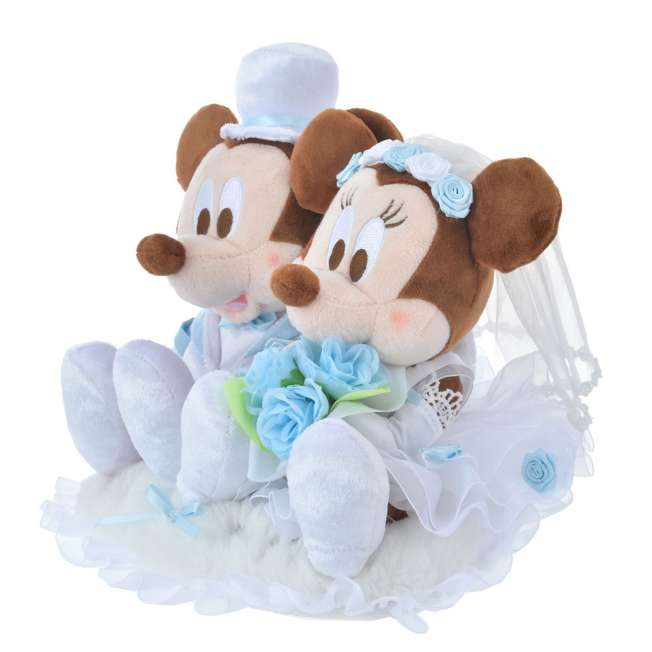 Japan Limited - Mickey & Minnie Plush Wedding Set