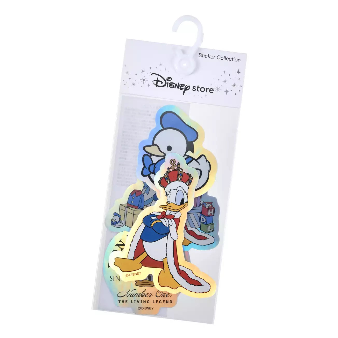 JAPAN LIMITED - Donald the King Birthday - Holographic Stickers