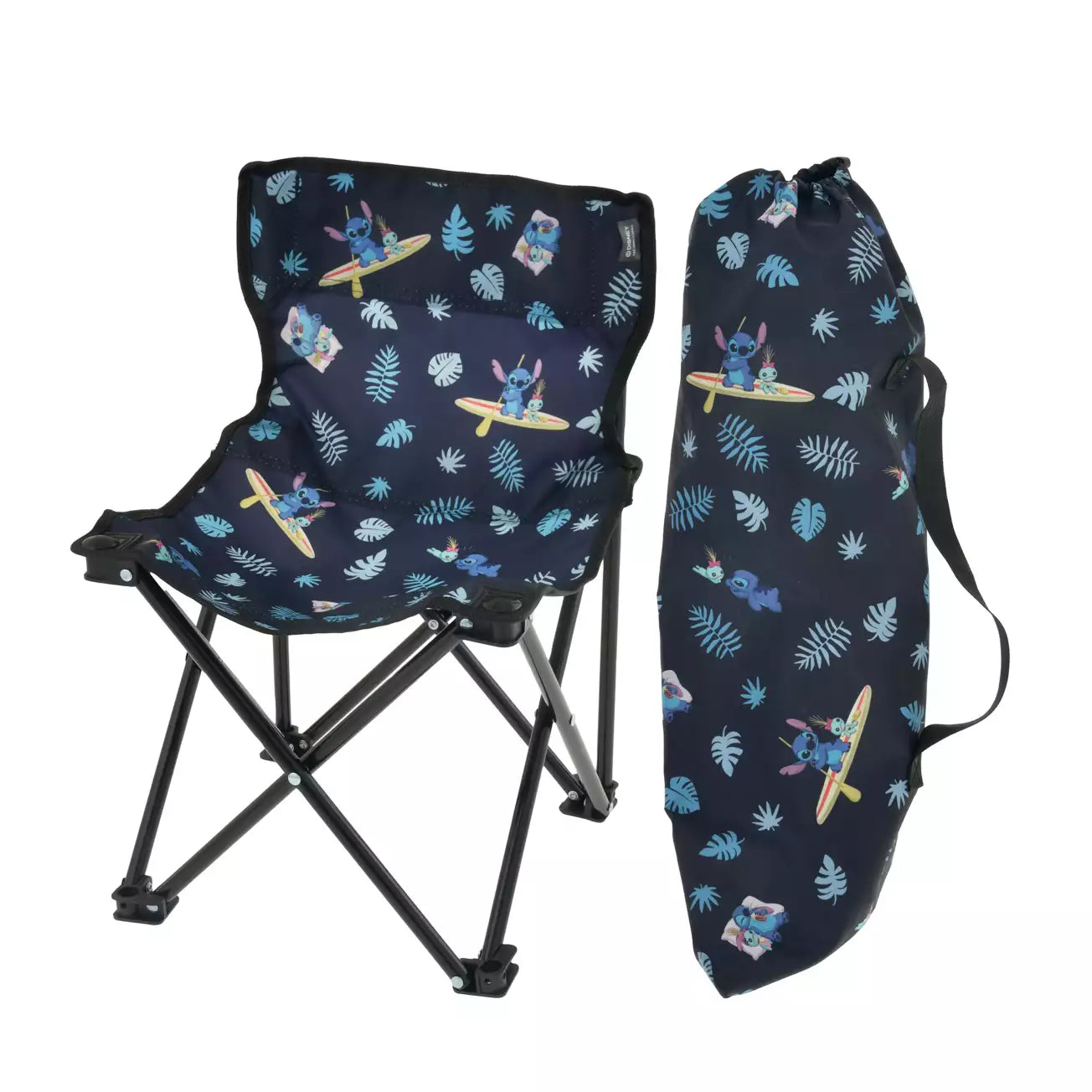 (June 10/13 preorder) Japan Limited - Stitch & Scrump - Foldable Chair - Stitch Day Collection