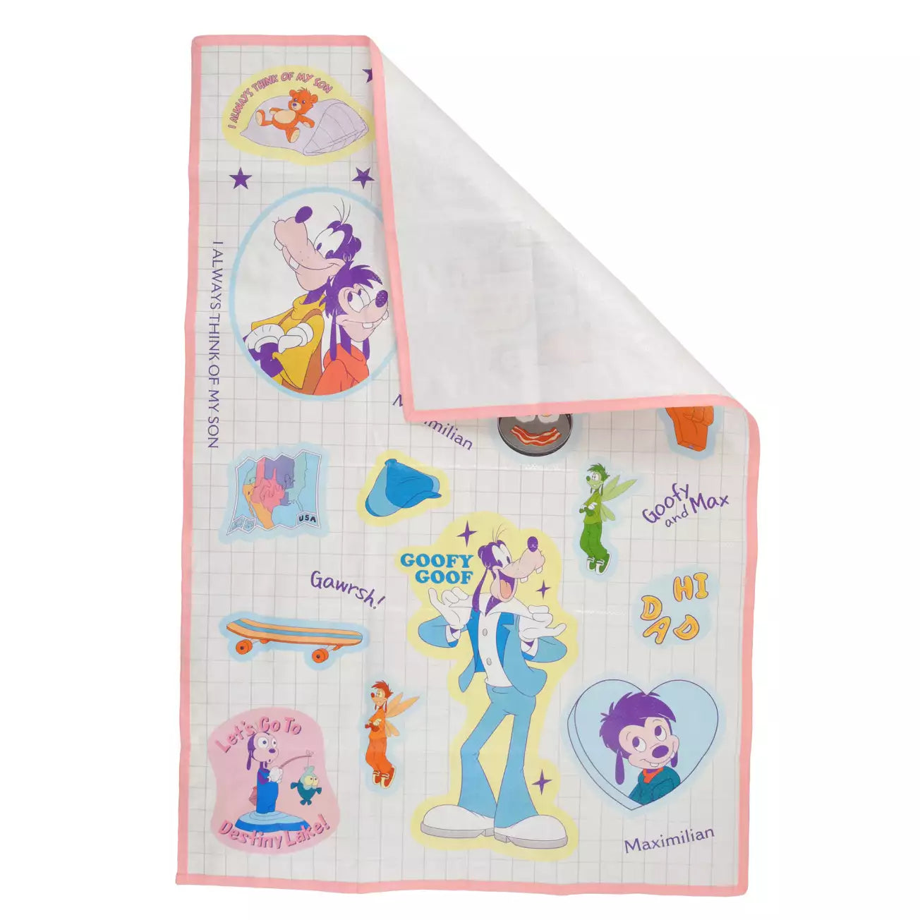 JAPAN LIMITED - A Goofy Movie - Goofy & Max - Picnic Sheet in Pouch