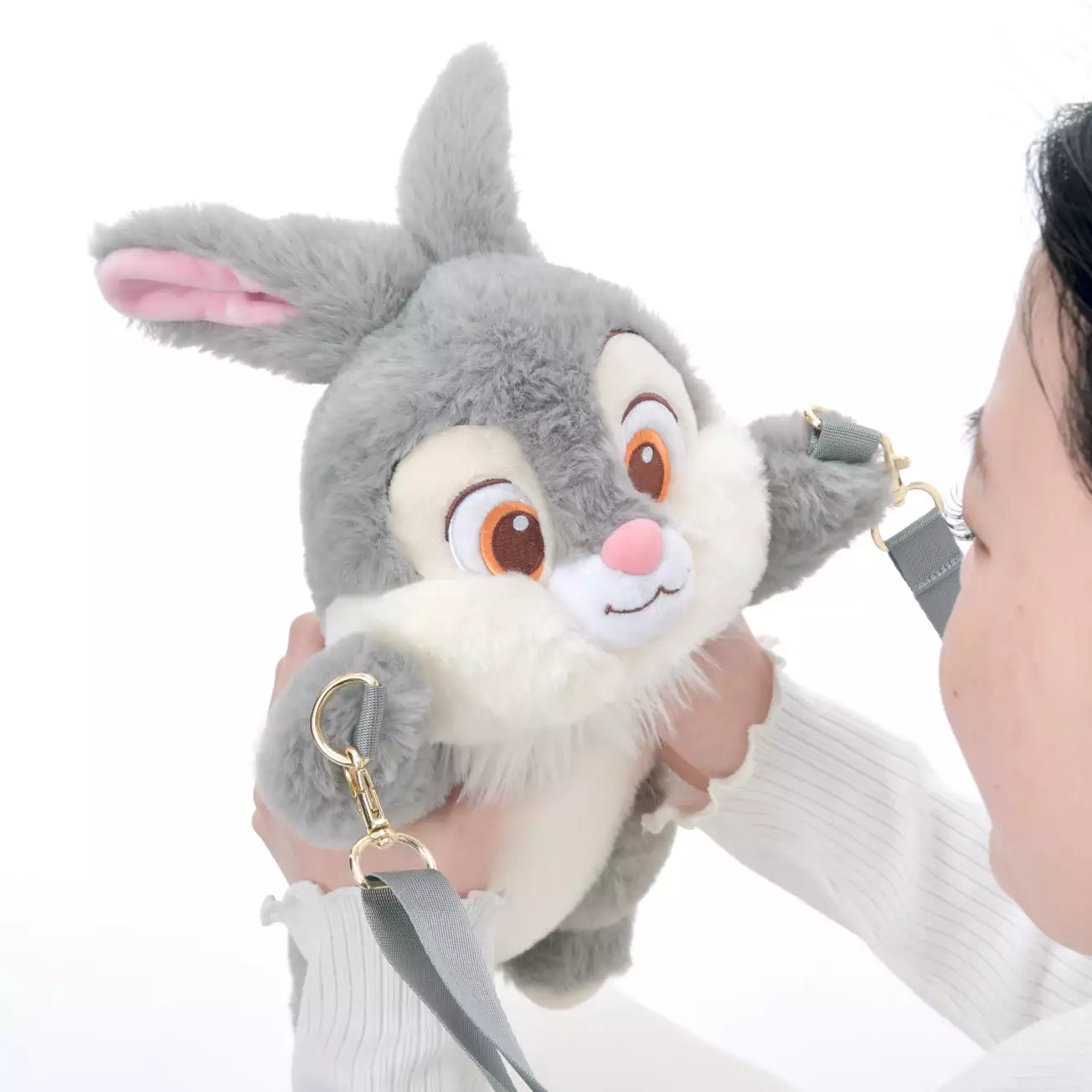 Pastel Bunnies - Thumper Plush Pouch Bag