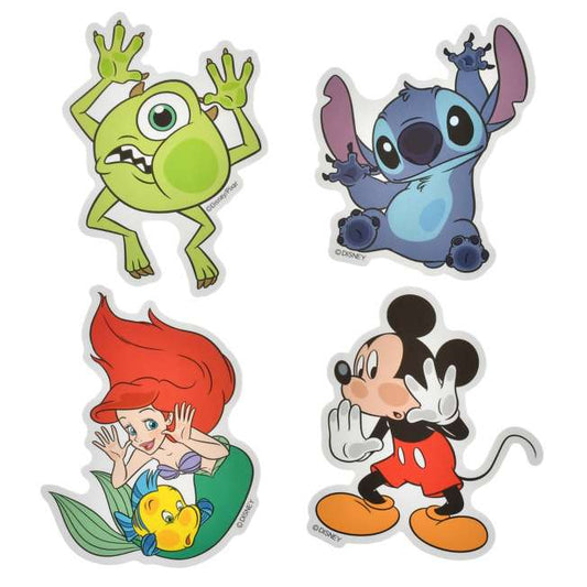 JAPAN LIMITED - Disney Characters Vol 2 - Mickey, Ariel & Flounder, Stitch, and Mike - Die Cut Stickers