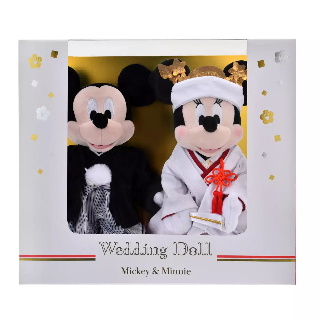 Japan Limited - Mickey & Minnie - Japanese Style Plush Wedding Set