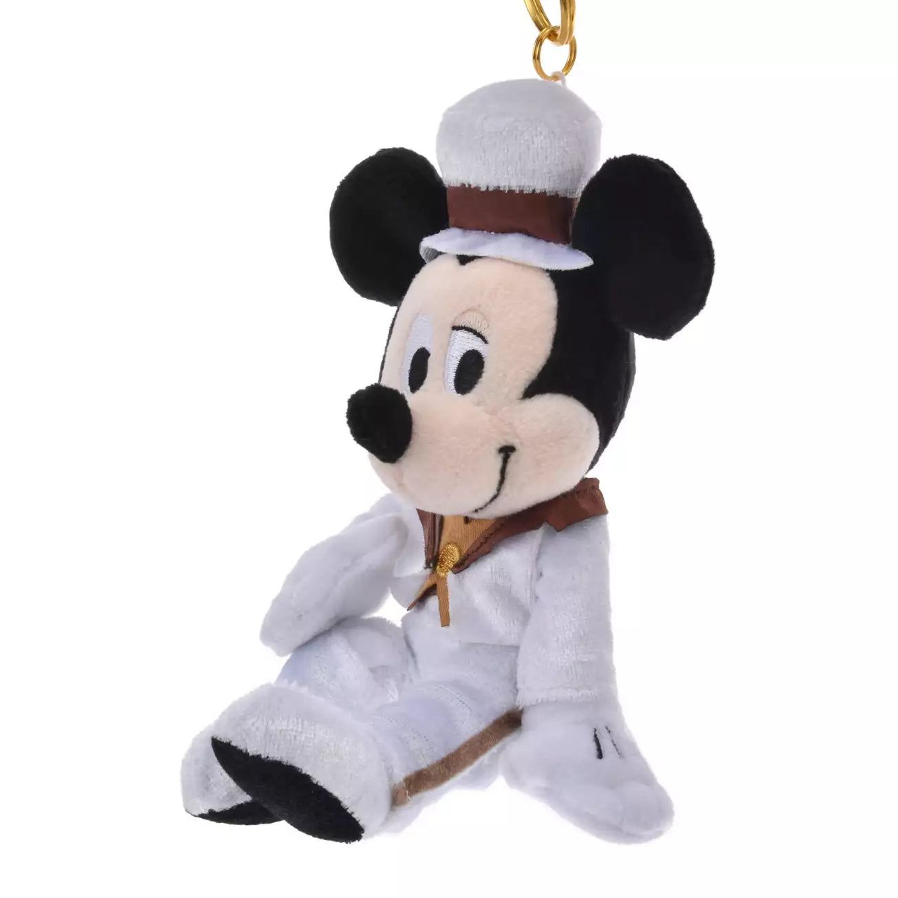 Sitting Mickey Plush Keychain