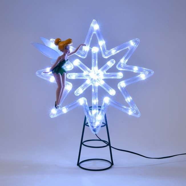 NOV 4 PREORDER - Japan Disney Store - Christmas 2025 - Peter Pan - Tinkerbell Light Up Tree Topper