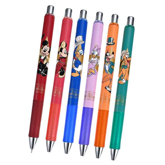 Tokyo Disney Resort Store Limited - 25th Anniversary - Mickey & Friends - Energel 0.5 Gel Ink Ballpoint Pen Set