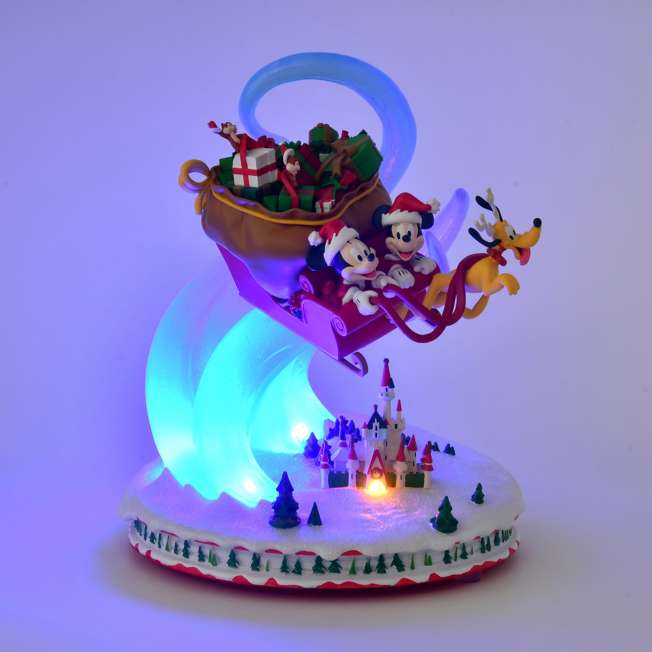 NOV 4 PREORDER - Japan Disney Store - Christmas 2025 - Mickey & Friends Figure - Music & Light Up