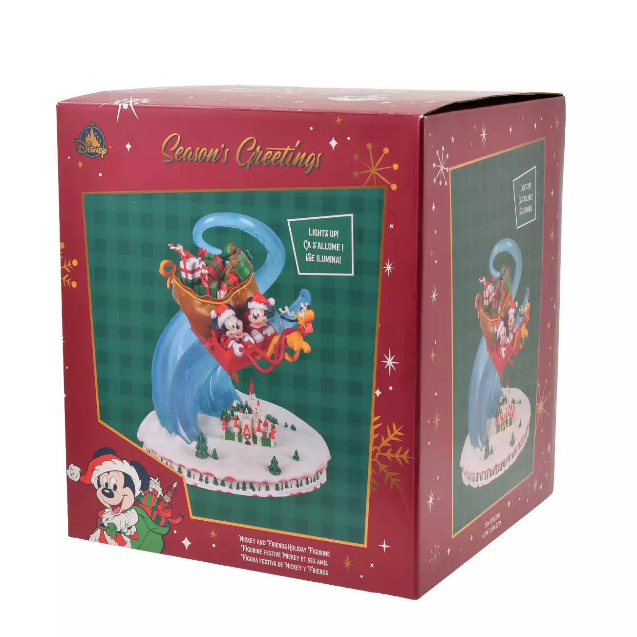NOV 4 PREORDER - Japan Disney Store - Christmas 2025 - Mickey & Friends Figure - Music & Light Up