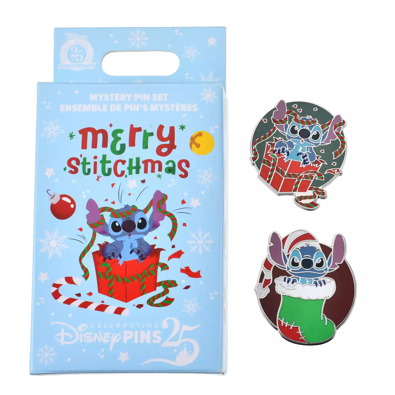 NOV 4 PREORDER - Japan Disney Store - Christmas 2025 - Stitch - Pin Blind Box