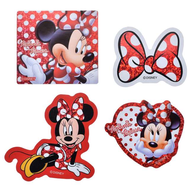 Japan Limited - Minnie's Dot Ribbon Collection - Holographic Sticker Set