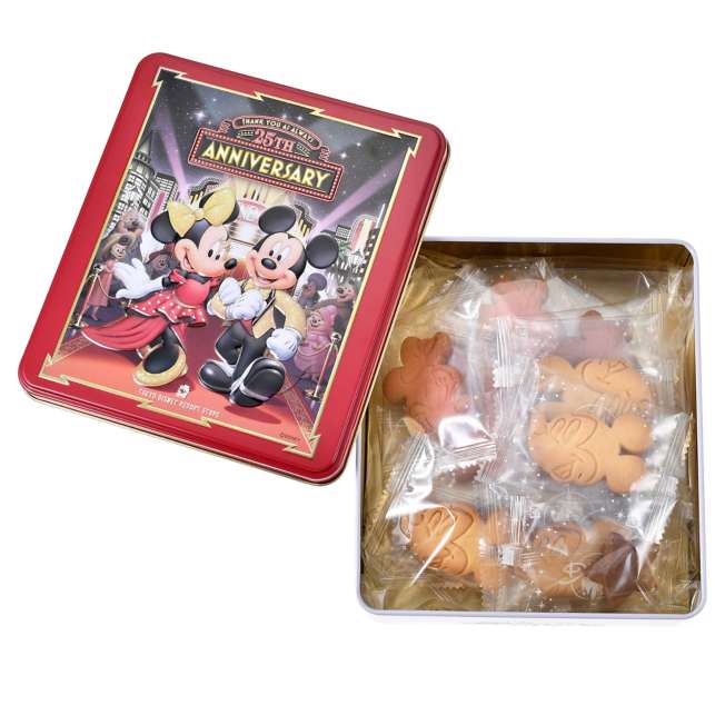 Tokyo Disney Resort Store Limited - 25th Anniversary - Mickey & Friends - Cookie Tin