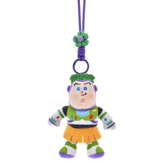 Japan Limied - Toy Story Toons - Hawaiian Vacation - Chill Resort - Buzz Lightyear Push Keychain