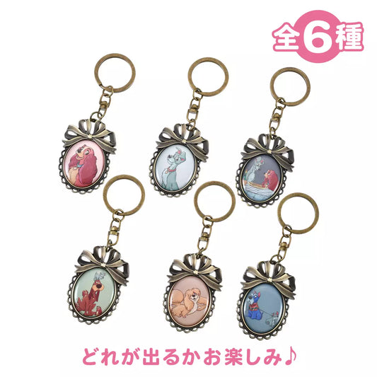 SEPT 12 PREORDER - Japan Limited - Lady and the Tramp - 70th Anniversary - Keychain Blind Box