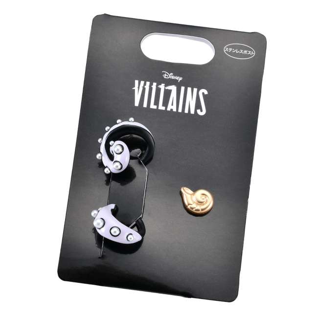 Japan Limited - Disney Villains - The Little Mermaid - Ursula Earring (one) and Ear Cuff Set
