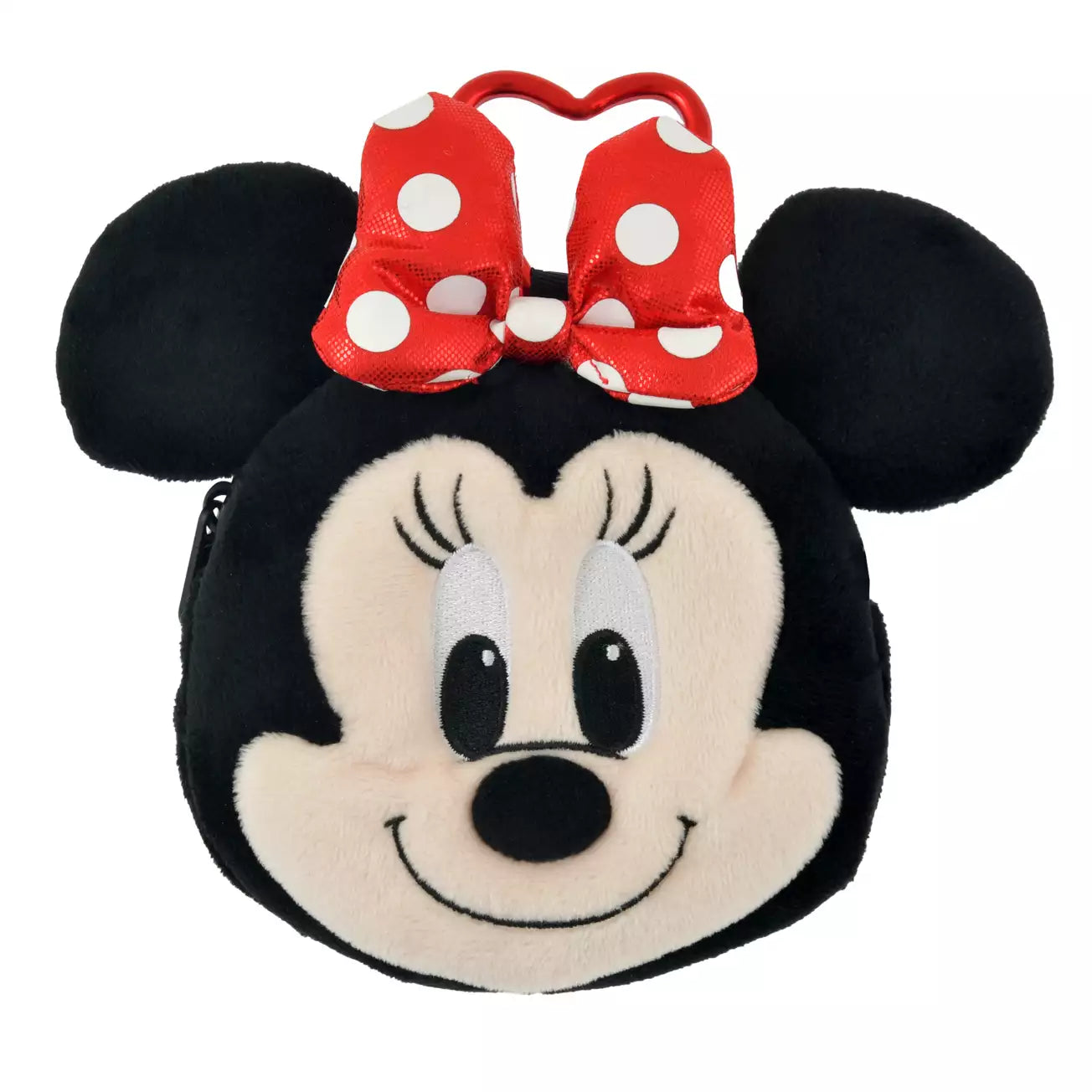 Japan Limited - Minnie's Dot Ribbon Collection - Minnie Pouch with Carabiner