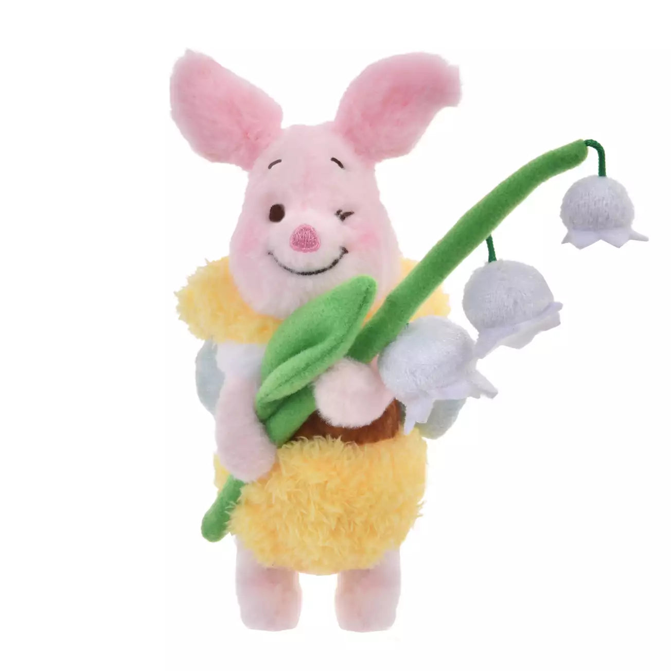Japan Limited - Flower Garden - Winnie the Pooh - Piglet Plush Keychain