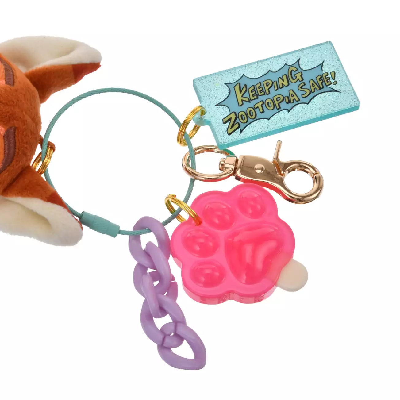 Japan Limied - Zootopia Comic Style - Elephant Finnick - Push Keychain