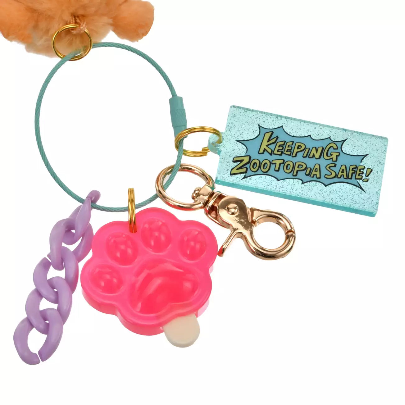 Japan Limied - Zootopia Comic Style - Lemming Businessman - Push Keychain