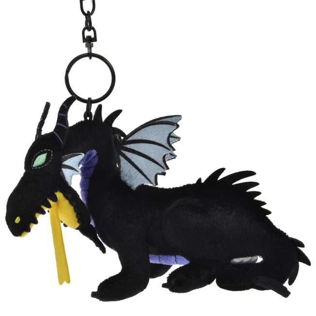 SEPT 3 PREORDER - Japan Limited - Disney Villains - Sleeping Beauty - Maleficent Dragon - Plush Keychain