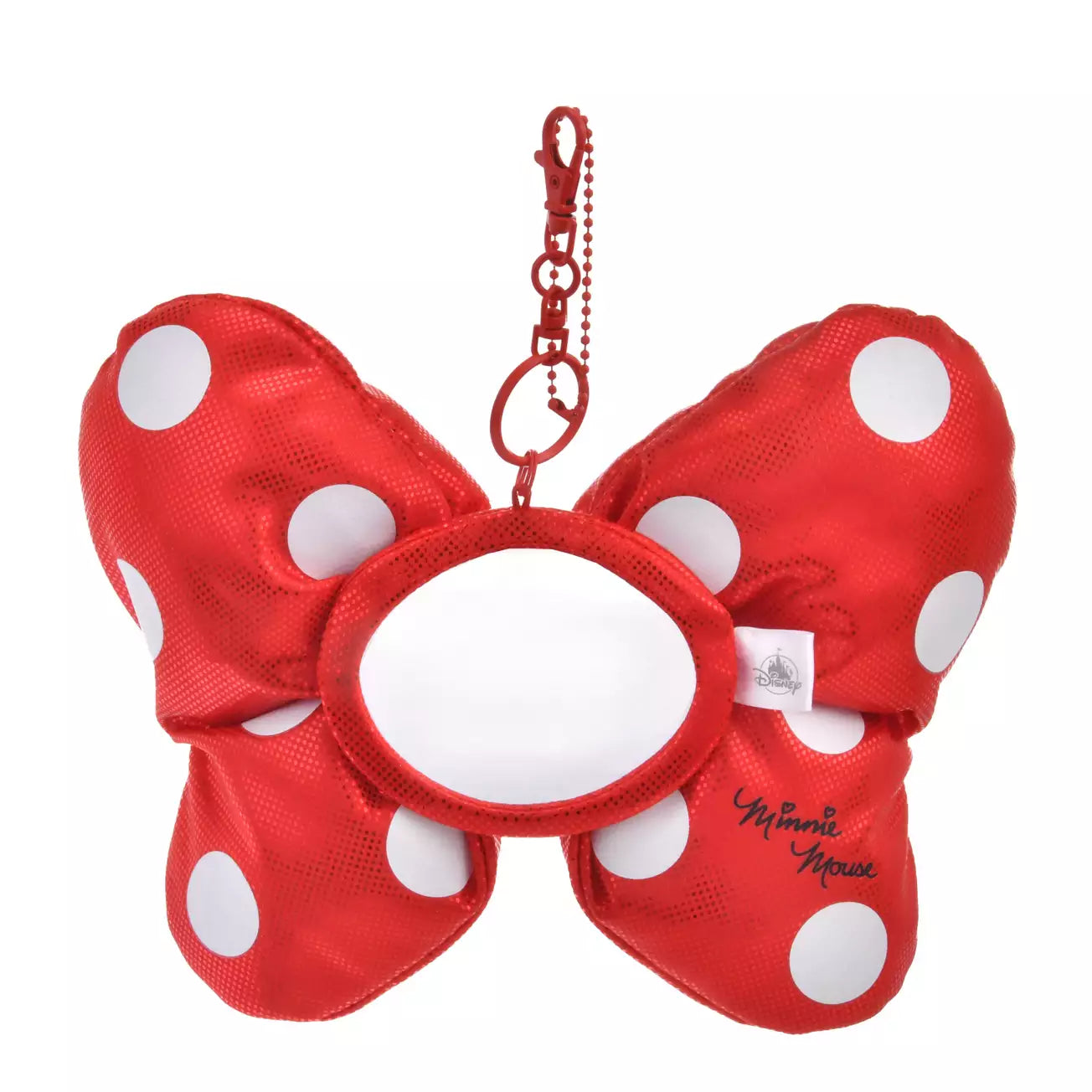 Japan Limited - Minnie's Dot Ribbon Collection - Minnie Plush Keychain with Mirror