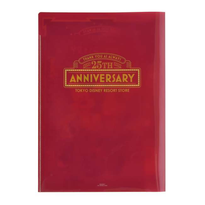 Tokyo Disney Resort Store Limited - 25th Anniversary - Mickey & Friends - Clear File