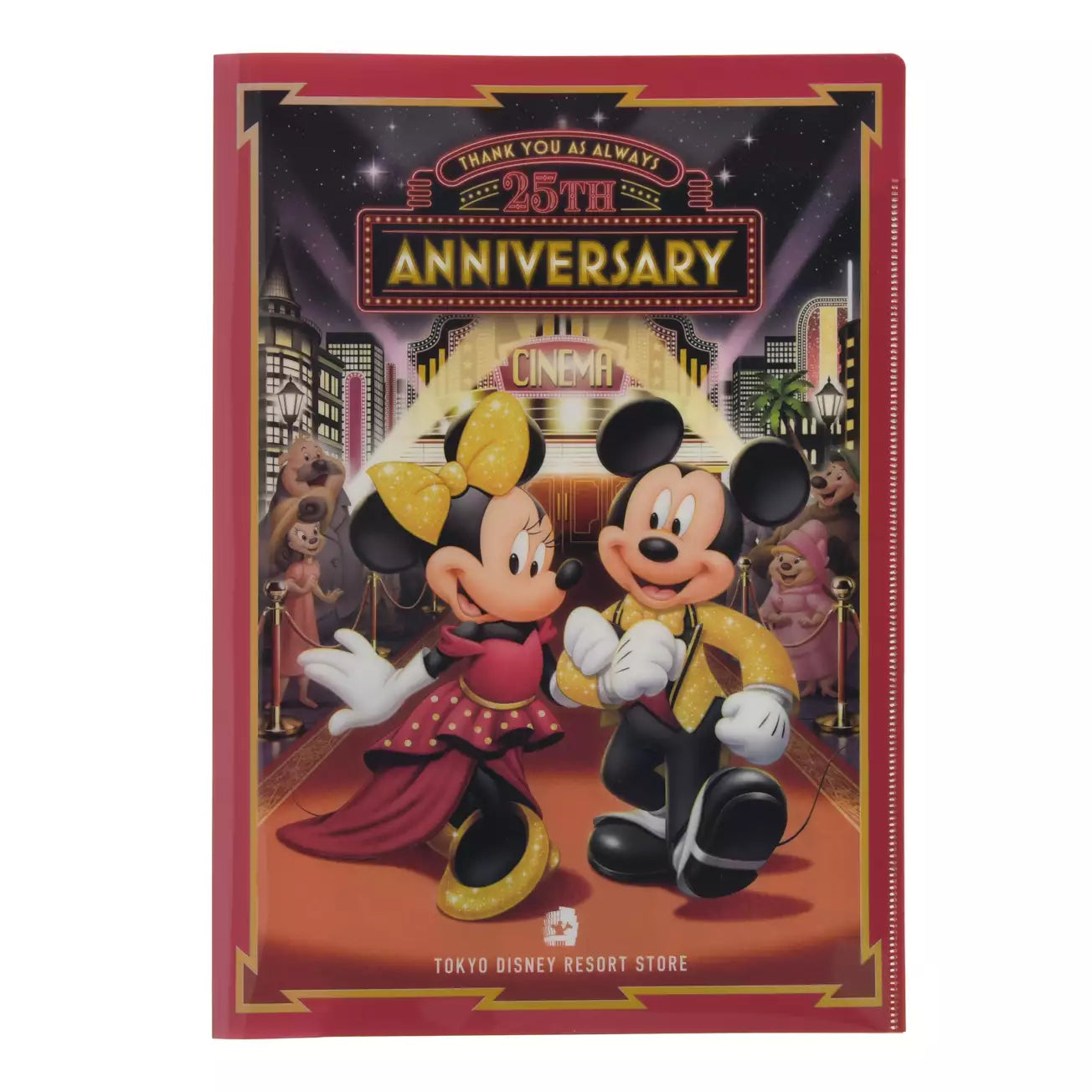 Tokyo Disney Resort Store Limited - 25th Anniversary - Mickey & Friends - Clear File