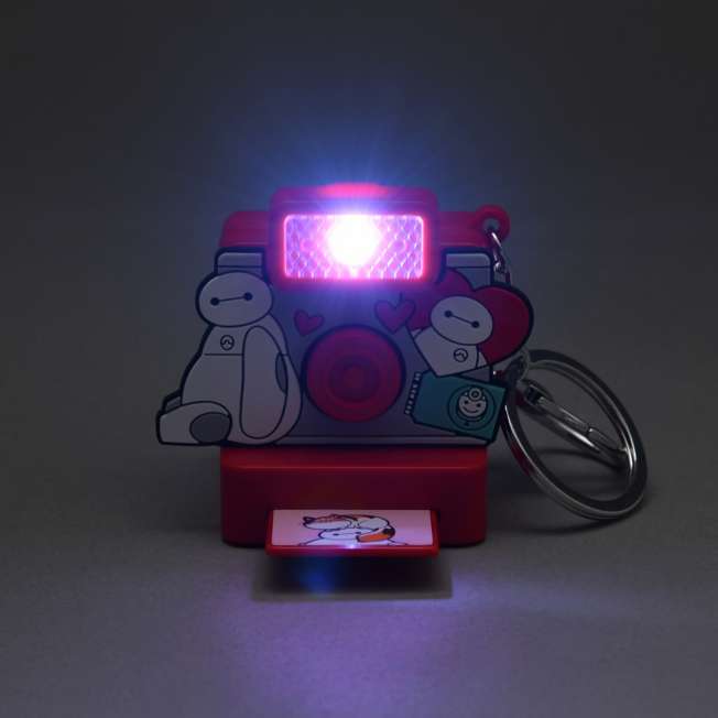 Japan Limited - Baymax & Mochi - Sound & Light Up Camera Keychain