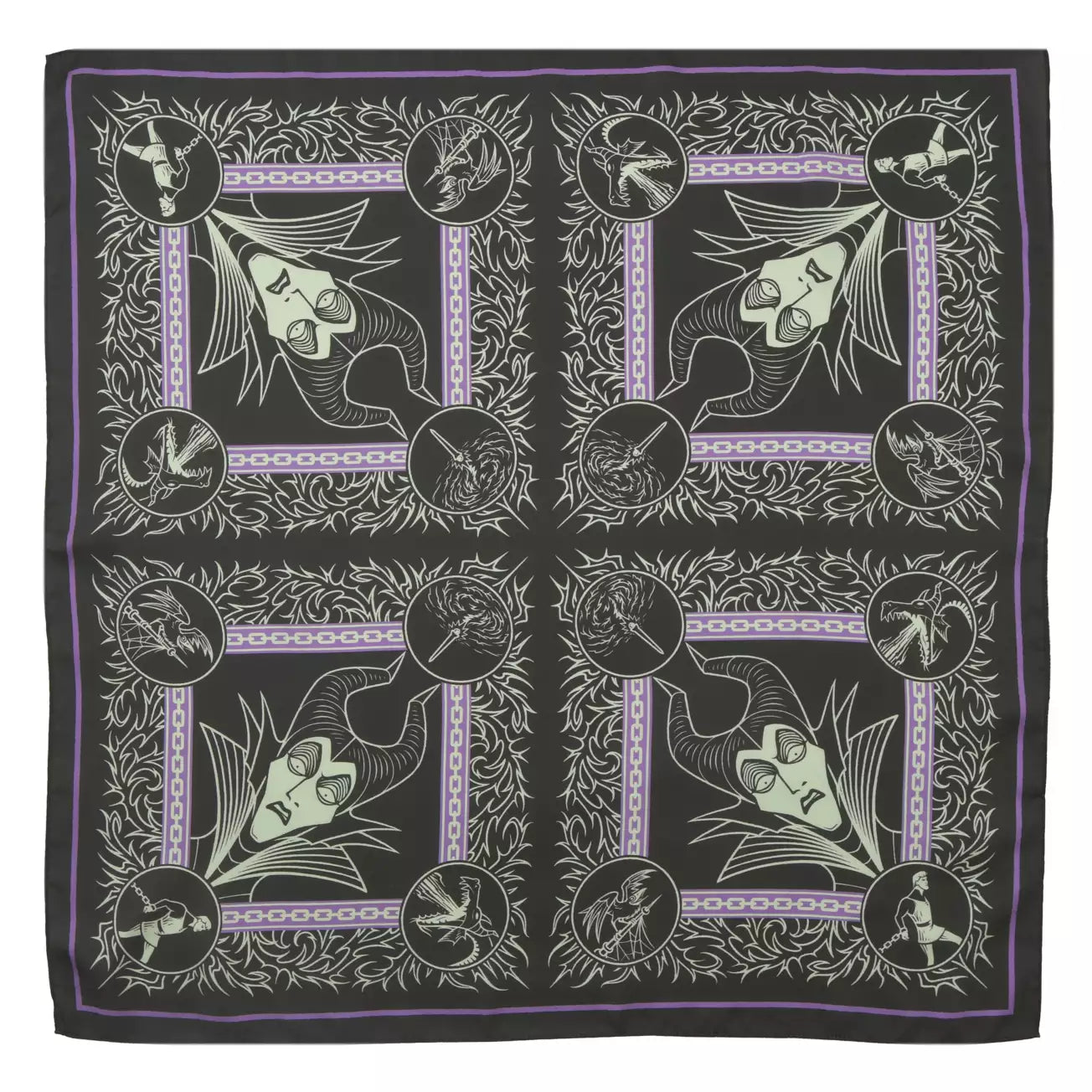 Japan Limited - Disney Villains - Maleficent & Diablo Scarf and Ring Set