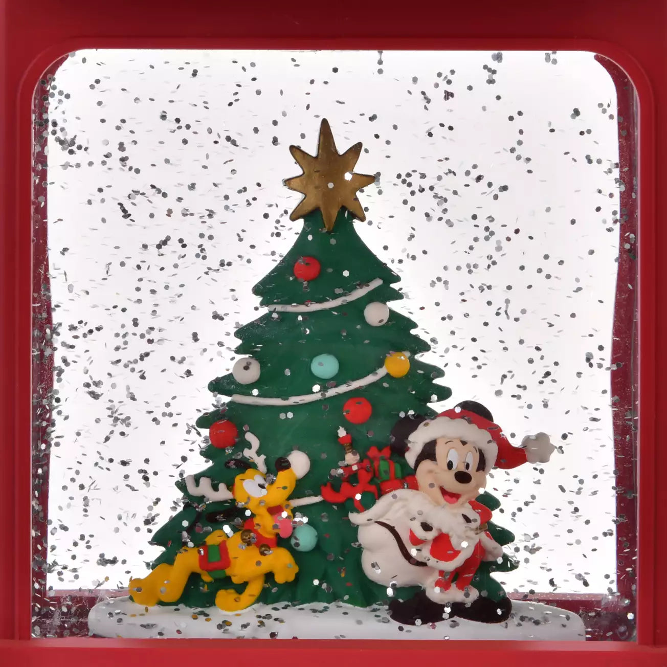 NOV 4 PREORDER - Japan Disney Store - Christmas 2025 - Mickey & Pluto - Snow Globe Music & Light-Up Lantern