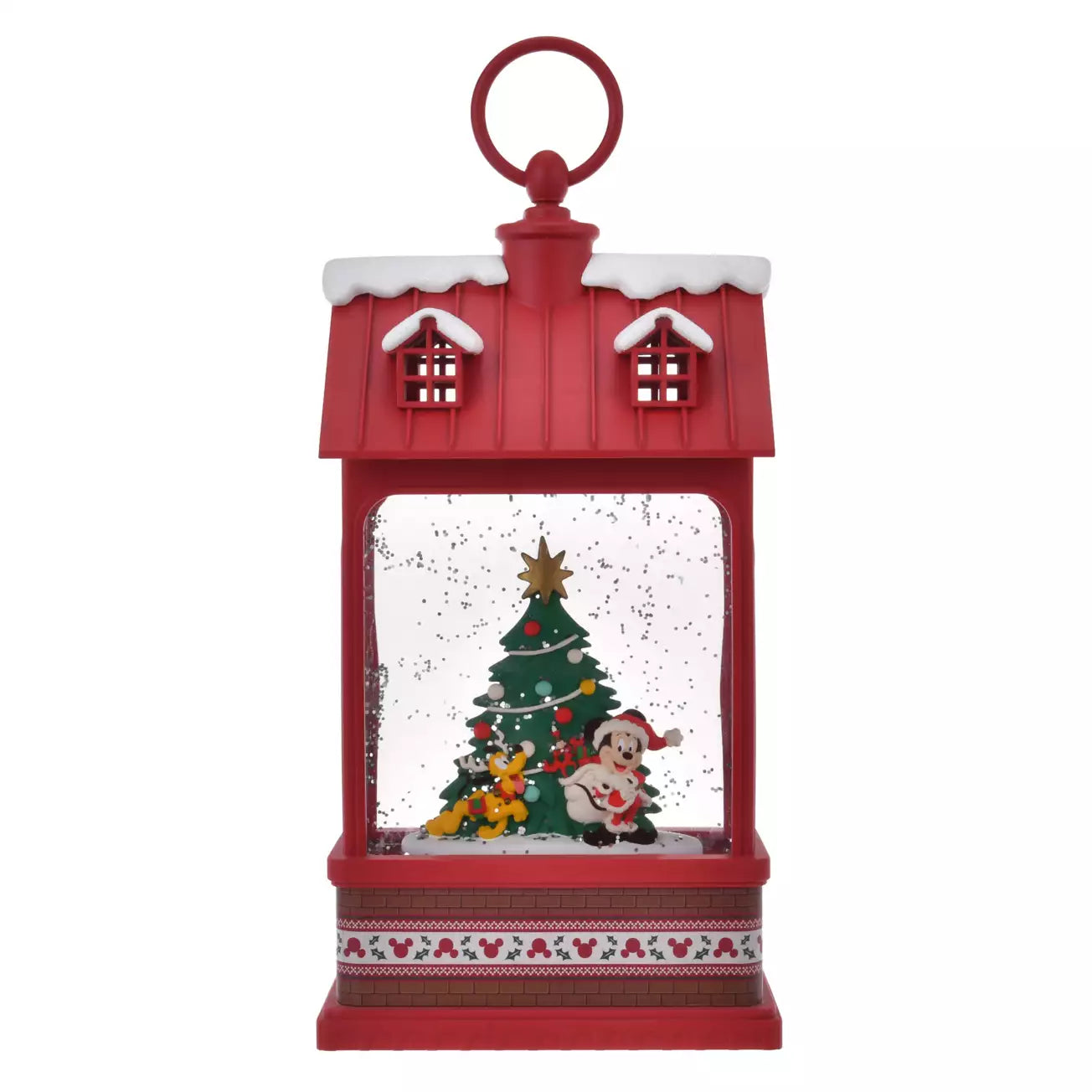 NOV 4 PREORDER - Japan Disney Store - Christmas 2025 - Mickey & Pluto - Snow Globe Music & Light-Up Lantern
