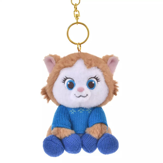 SEPT 30 PREORDER - Japan Limited - Disney Pets -  Frozen - Olaf the Kitten - Blue Plush Keychain