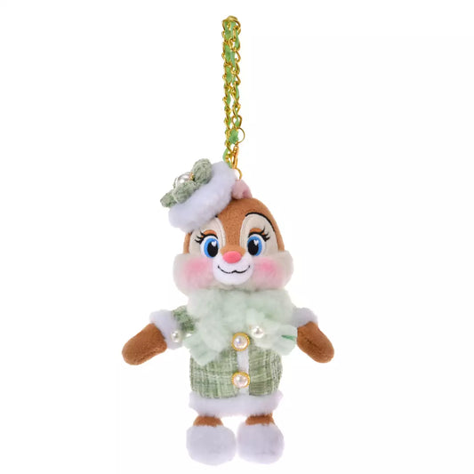 OCT 10 PREORDER - Japan Limited - Tweed Style - Chip & Dale - Clarice - Plush Keychain
