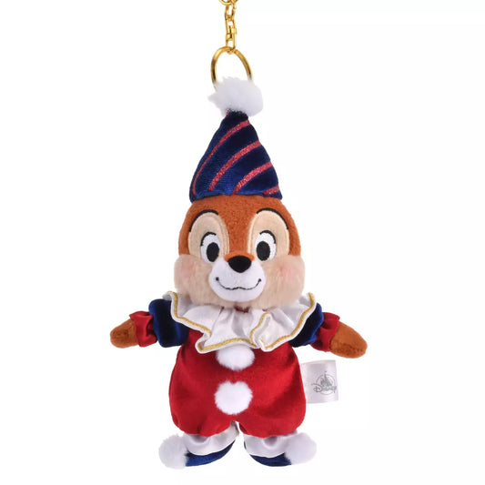 NOV 4 PREORDER - Japan Disney Store - Christmas 2025 - Pierrot Costume - Chip - Plush Keychain