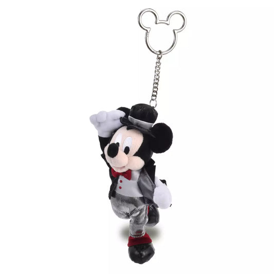28 OCT PREORDER - Japan Limited - Happy Birthday Mickey - Black Plush Keychain