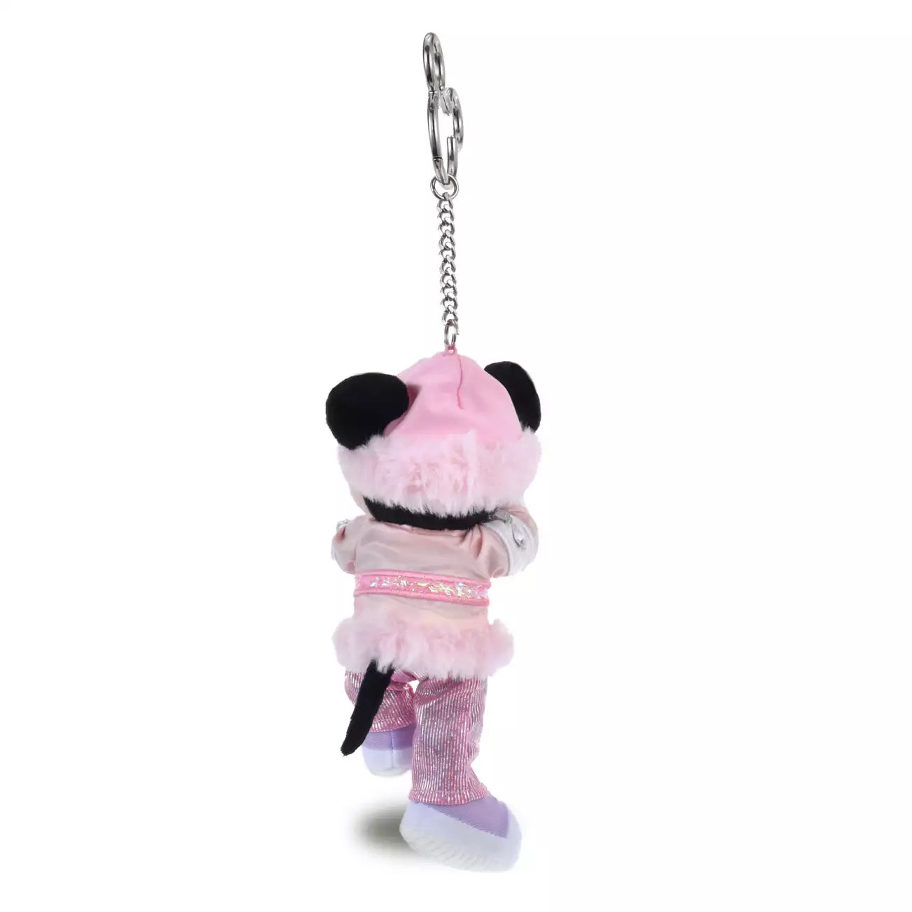 28 OCT PREORDER - Japan Limited - Happy Birthday Mickey - Pink Plush Keychain