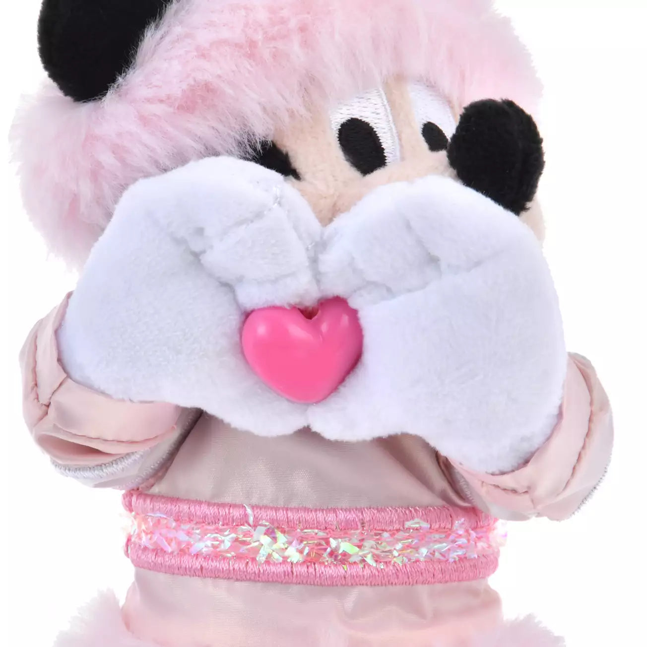 28 OCT PREORDER - Japan Limited - Happy Birthday Mickey - Pink Plush Keychain