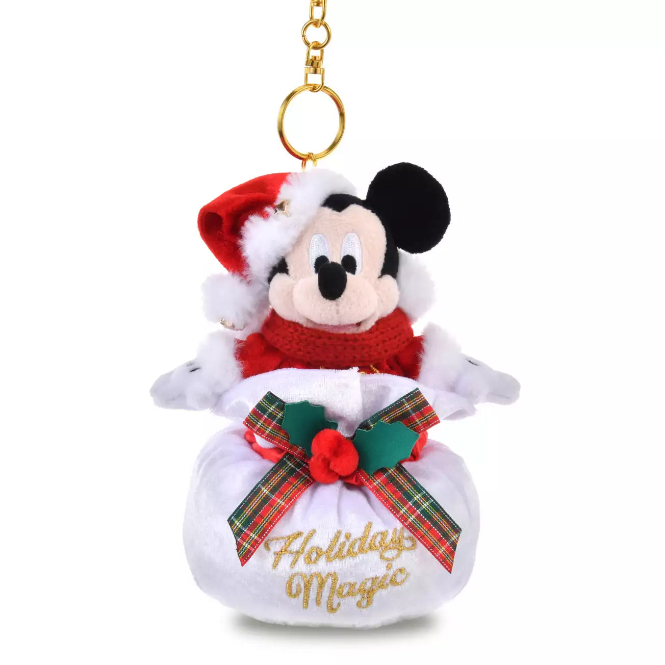 NOV 4 PREORDER - Japan Disney Store - Christmas 2025 - Mickey Mouse - Plush Keychain