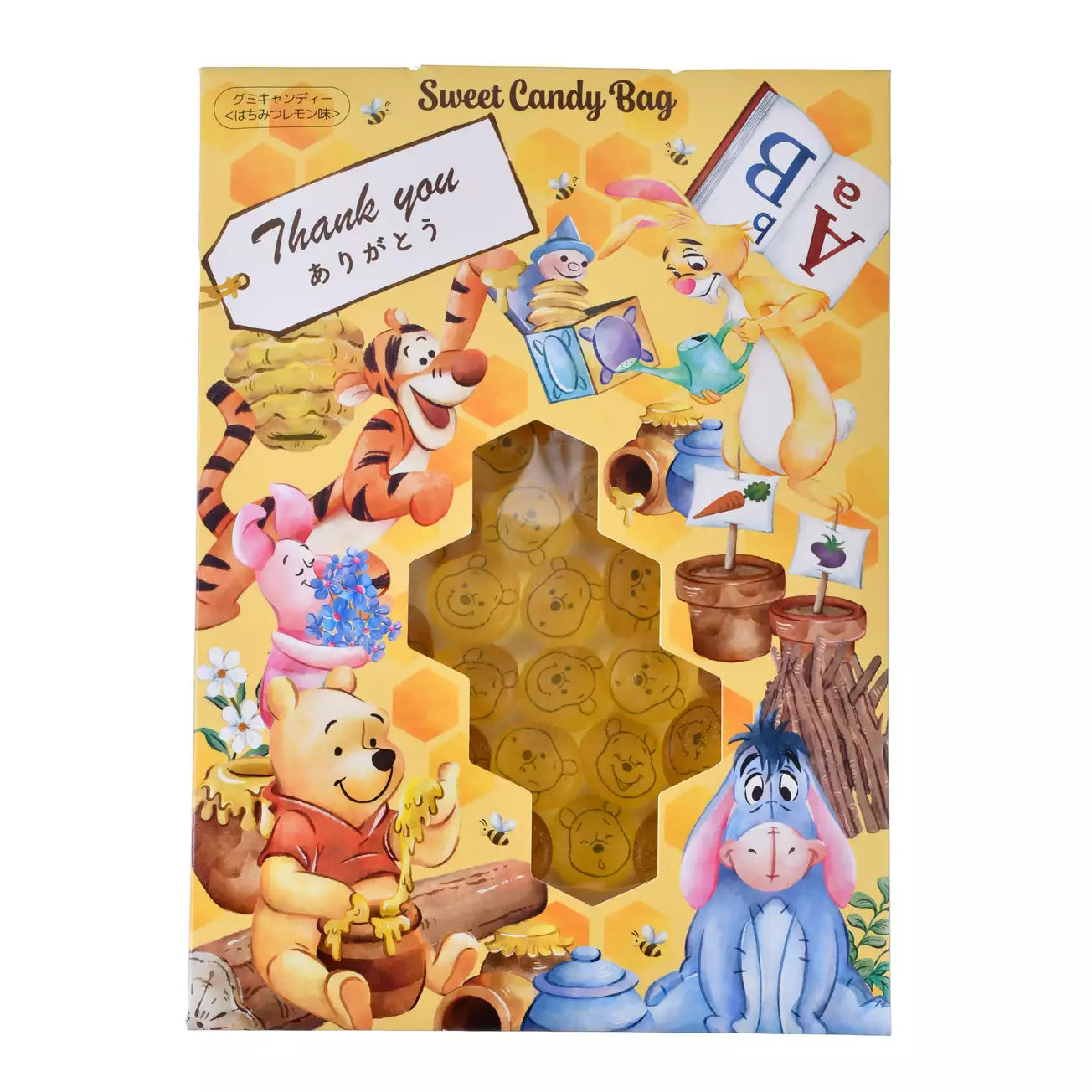 Japan Limited - Pooh & Friends Gummy Bag - Thank You Message