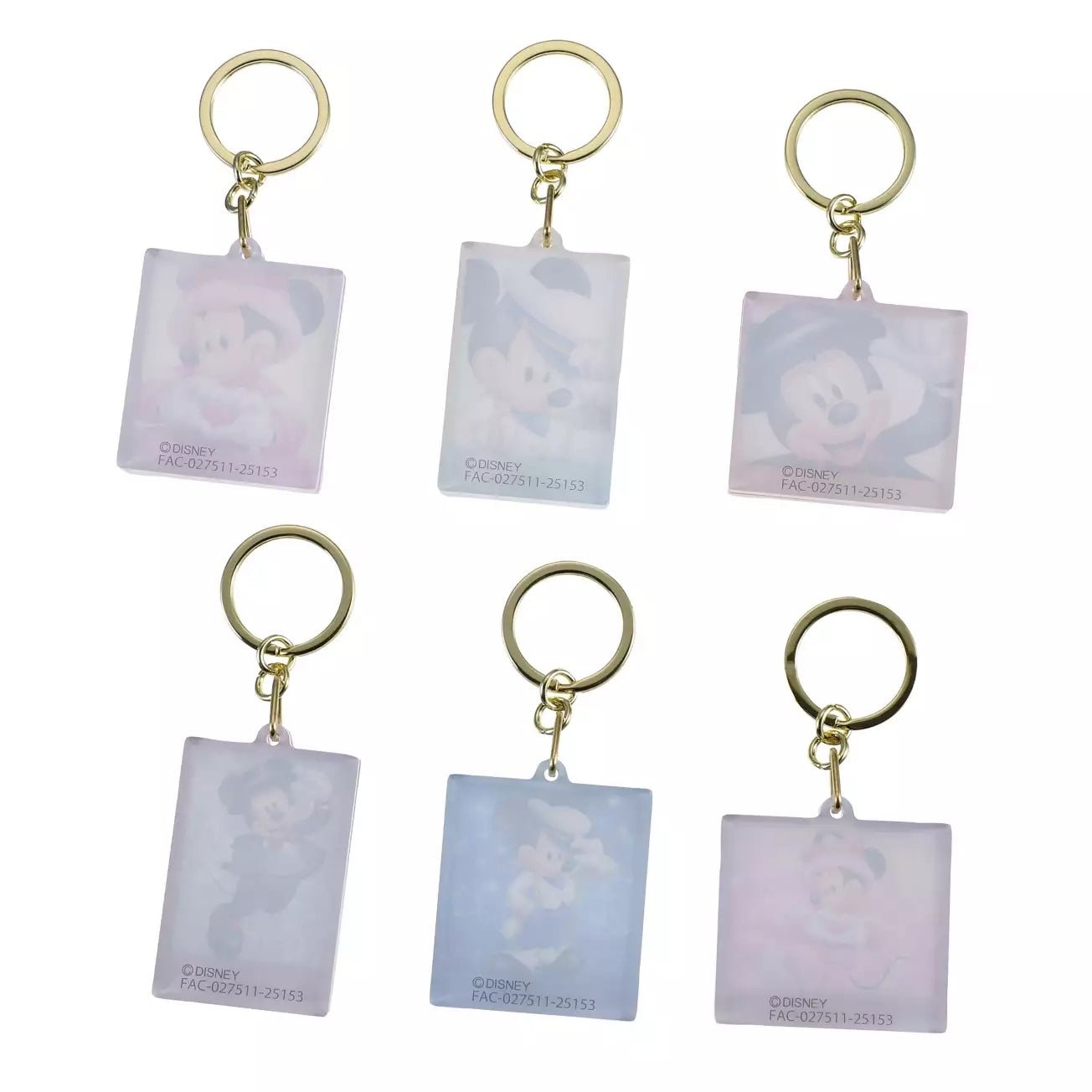 28 OCT PREORDER - Japan Limited - Happy Birthday Mickey - Acrylic Keychain Blind Box