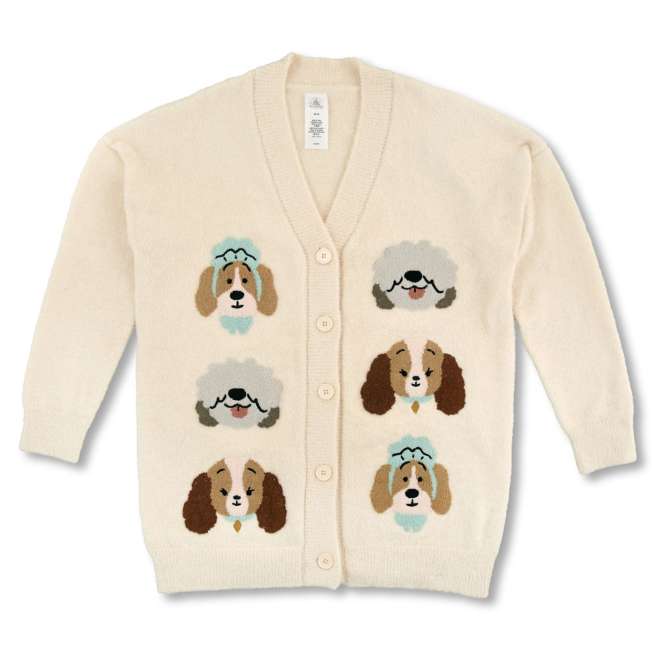 Japan Limited - Disney Dogs - Lady, Nana & Max Long Sleeve Knit Cardigan - Loungewear