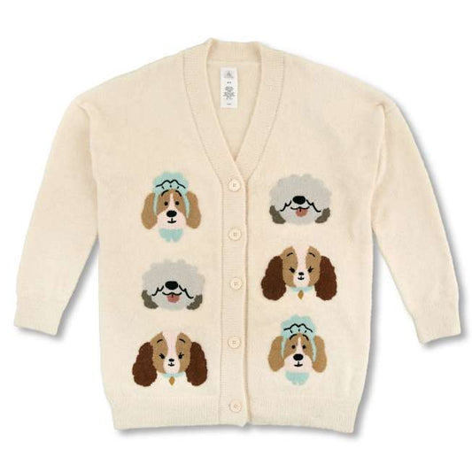 Japan Limited - Disney Dogs - Lady, Nana & Max Long Sleeve Knit Cardigan - Loungewear