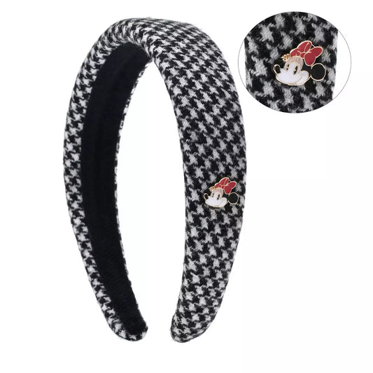 OCT 7 PREORDER - Japan Limited - Disney x Mary Quaint - Minnie Mouse - Houndstooth Headband