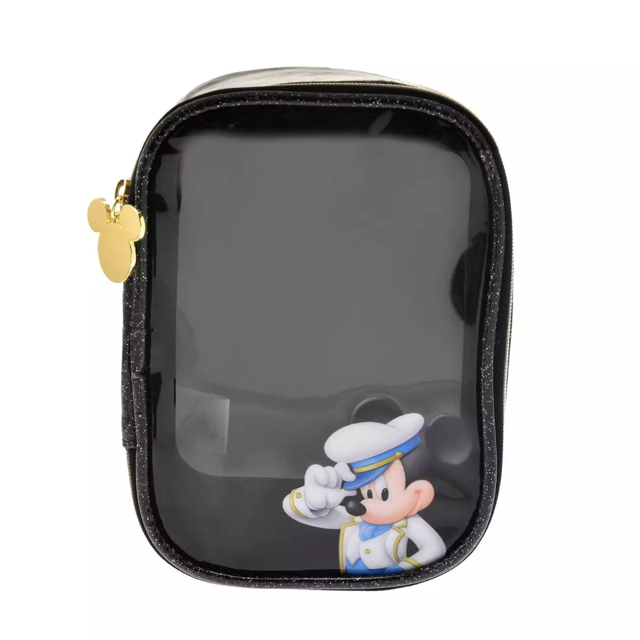 28 OCT PREORDER - Japan Limited - Happy Birthday Mickey - Mickey Mouse Pouch Keychain with Clear Window