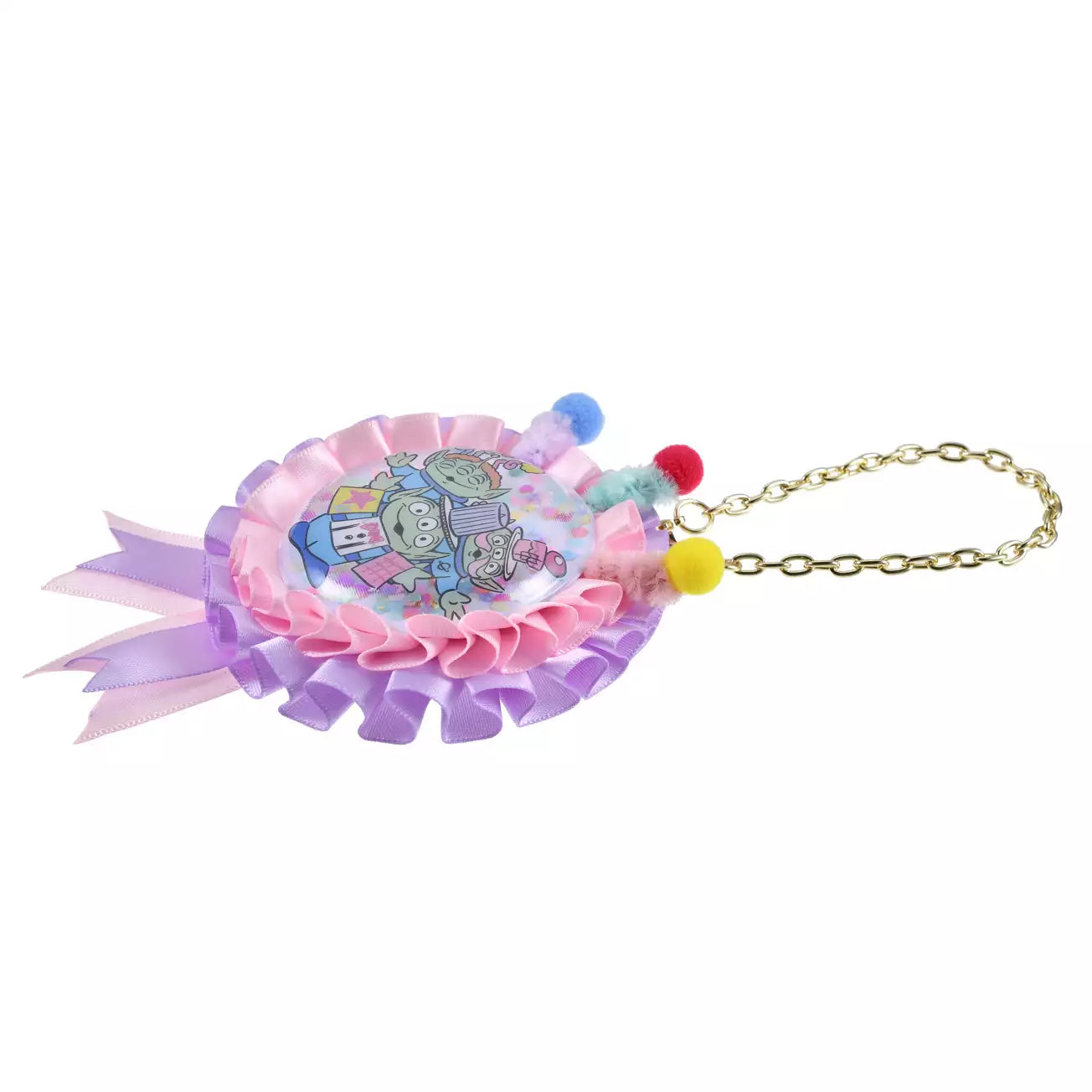 OCT 24 PREORDER - Japan Limited - Toy Story 30th Anniversary - Little Green Men - Badge Rosette with Chain