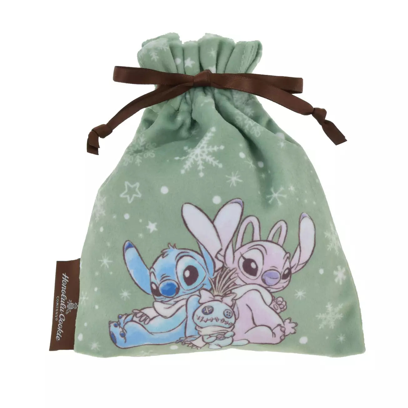 DEC 2 PREORDER - Japan Disney Store - Honolulu Cookie Company - Stitch, Angel & Scrump Cookies with Drawstring Bag