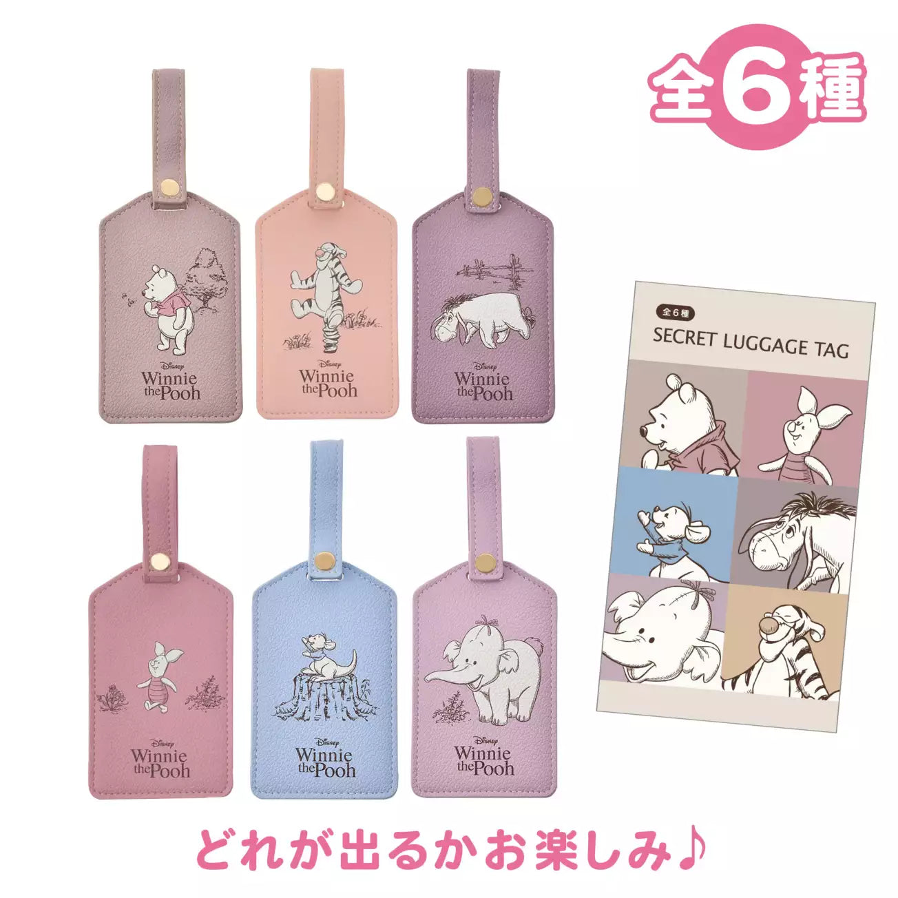 Japan Limited - Pooh & Friends - Luggage Tag Blind Box