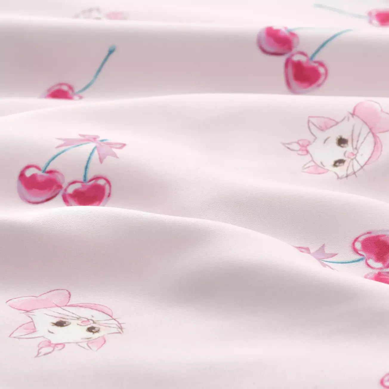 Japan Disney Store - Glossy Fruits - The Aristocats - Marie - Long Sleeve Nightdress with Scrunchie