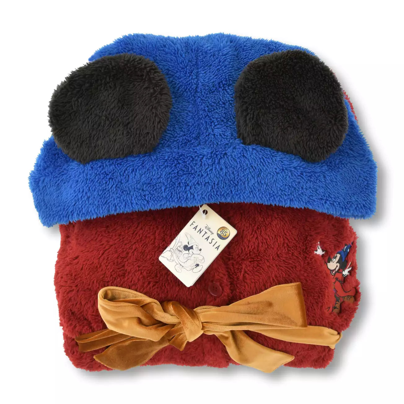 DEC 9 PREORDER - Japan Disney Store - Fantasia 85th Anniversary - Mickey Mouse - Wearable Blanket / Dressing Gown Robe - Adults