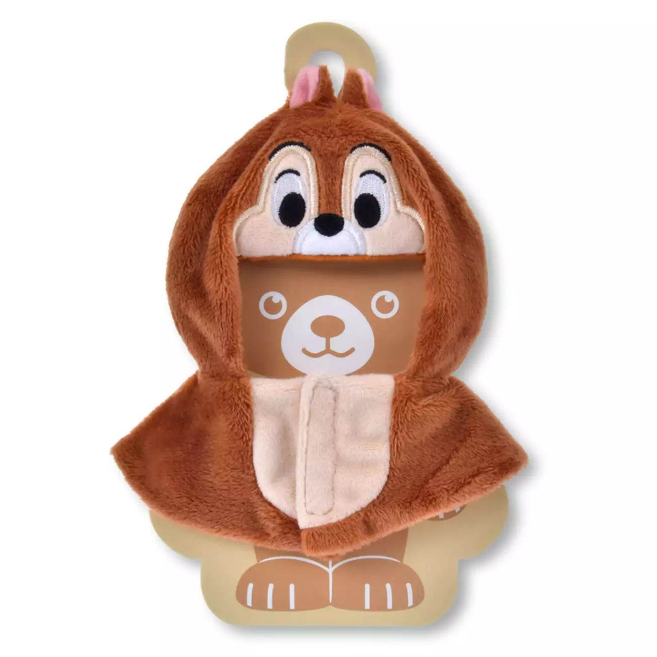 Japan Disney Store - Chip 'n' Dale Collection - Chip - UniBearsity Poncho Plush Keychain Costume
